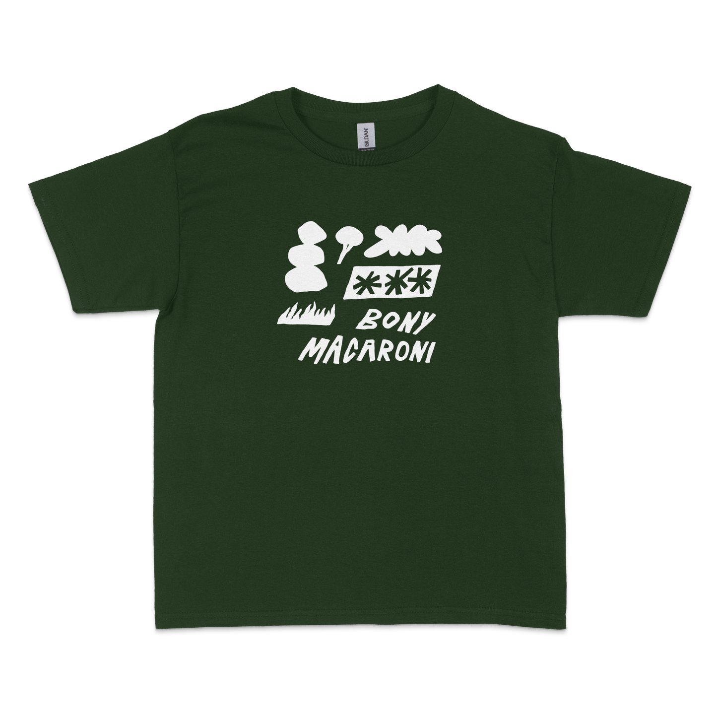 'doodles on green' t-shirt