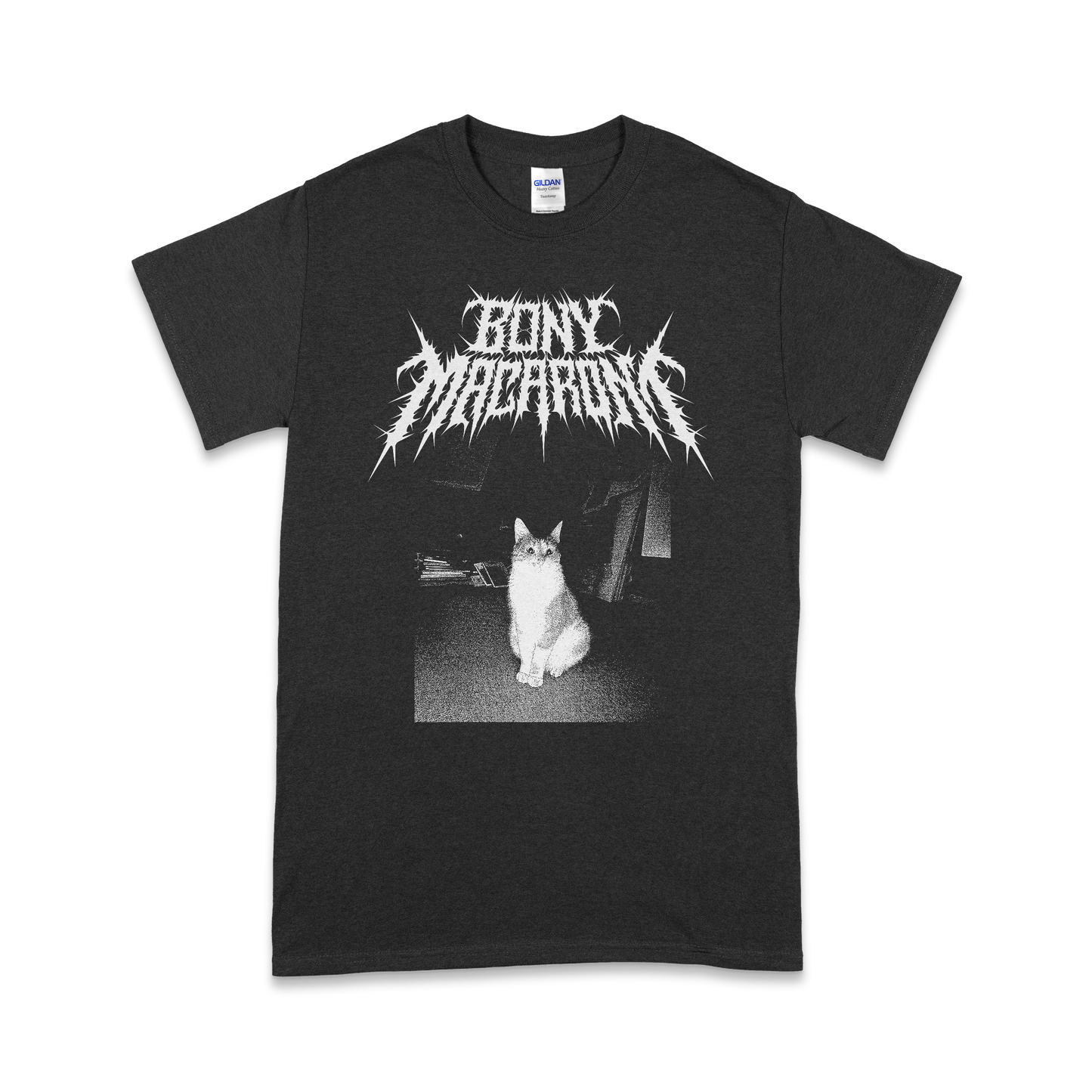 'metal cat' t-shirt
